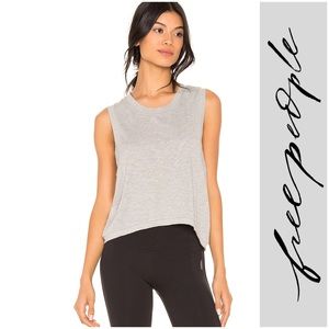 NWT Anthropologie FP Movement Om Tank Top Grey M